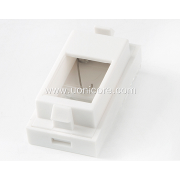 RJ45 1 port face plate french type